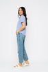 Nina-Roll Cuff Short Sleeve Shirt
